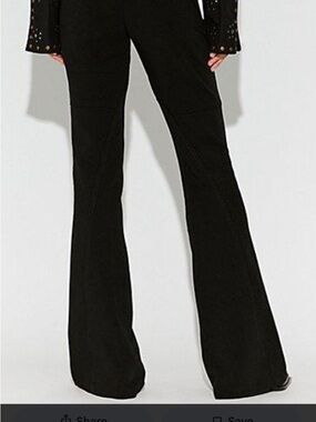 NWT Free People Black Austin Flare Pants